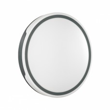 3051/DL TAN SN 030 Светильник пластик/белый/серый LED 48Вт 3000-6500К D390 IP43 пульт ДУ/ LampSmart AVELLA
