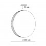 3056/DL COLOR SN 017 Светильник пластик/белый/черный LED 48Вт 3000-6500К D390 IP43 пульт ДУ/RGB/LampSmart LOBIO RGB
