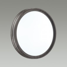 7604/DL PALE SN 022 Светильник пластик/белый/венге/хром LED 48Вт без ДУ 4000К D390 IP43 TROSTO