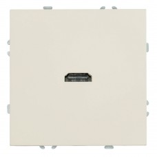 Розетка HDMI 2.0 Type A (механизм), STEKKER, серия Эмили, RST00-5118-08, кашемир, soft touch