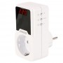 Реле напряжения для розетки регулируемое STEKKER VPR-200W, 230В,16A,белый