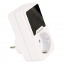 Реле напряжения для розетки регулируемое STEKKER VPR-200W, 230В,16A,белый
