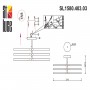 Потолочный светодиодный светильник ST Luce Ralio SL1580.403.03
