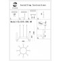 Подвесная люстра ST Luce Ettore SL1235.303.08