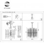Подвесная люстра ST Luce Teramo SL1628.103.08