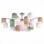SLE300602-17 Люстра потолочная Хром/Белый, Бежевый, Зеленый E14 17*40W