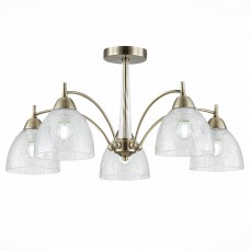 SLE104402-05 Люстра потолочная Бронза/Прозрачный E27 5*60W