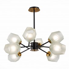 SLE205102-08 Люстра потолочная Латунь, Черный/Белый E27 8*60W