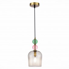 SL2000.223.01 Подвес ST-Luce Золотистый/Розовый E14 1*40W