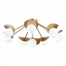 SLE220502-08 Люстра потолочная Золотистый/Белый G9 8*5W