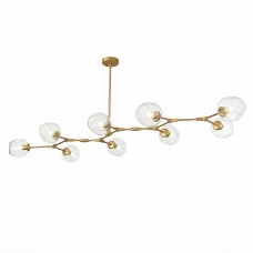 SLE154823-09 Люстра подвесная Золотистый/Прозрачный E27 9*40W