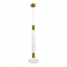SL6117.213.02 Светильник подвесной ST-Luce Латунь/Золотой, Прозрачный LED 2*3W 3000K SL6117.213.02 Светильник подвесной ST-Luce Латунь/Золотой, Прозрачный LED 2*3W 3000K