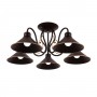 SLE120402-05 Люстра потолочная Темно-коричневый/Черный E27 5*60W