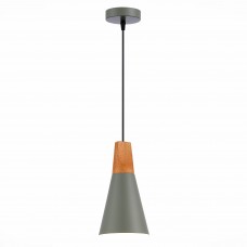 SLE125173-01 Подвес Серый/Серый, Светлое дерево E14 1*40W
