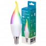 Умная светодиодная лампа LED-CW37-5W-RGBW-E14-230V-WF-FR PLS80WH