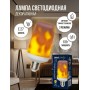 LED-L60-6W-FLAME-E27-FR PLD01WH Лампа светодиодная декоративная с типом свечения эффект пламени ТМ Uniel.