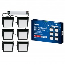 Панель светодиодная Uniel ULP-1010-42W-4000K IP54 GRILYATO OPAL BLACK KIT06