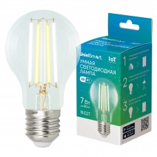 Умная светодиодная филаментная лампа LED-A60-7W/SW/E27/230V/WF/CL GLS81TR