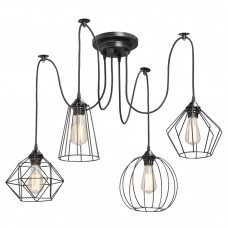 Люстра V4194-1/4PL, 4хЕ27 макс. 60Вт, VITALUCE