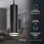 Светильник подвесной (подвес) ЭРА PL16 BK